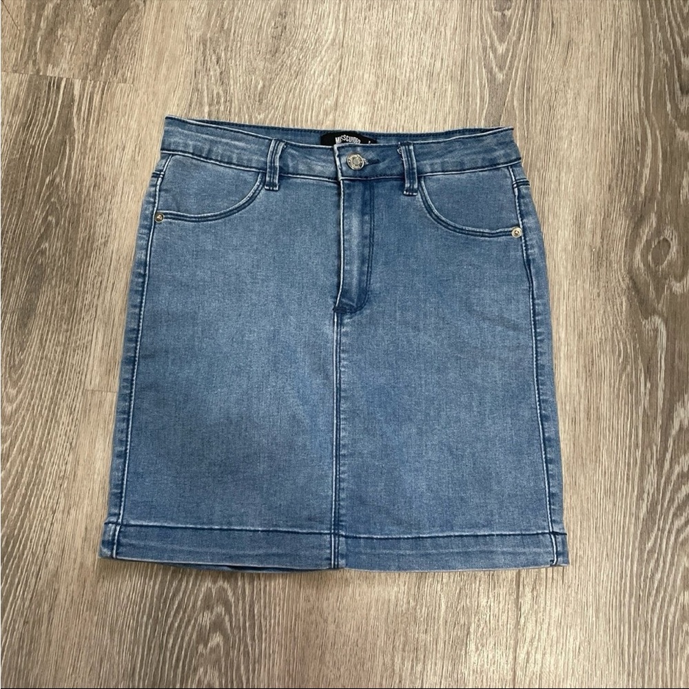 Denim Mini Skirt